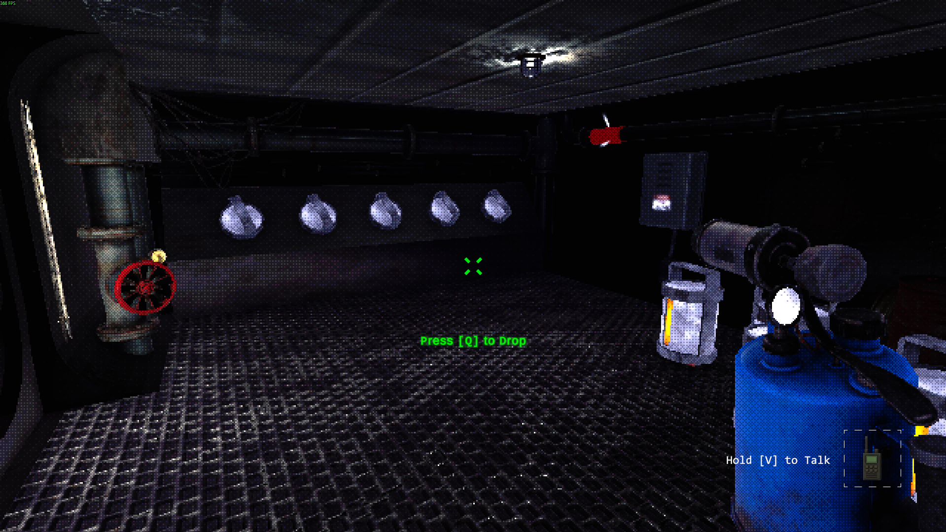 Engineer in the electricity room